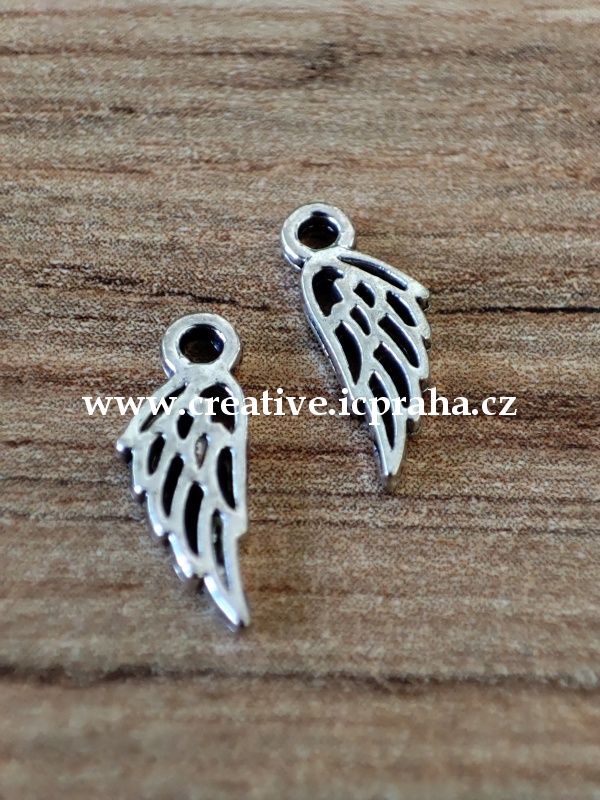 přívěšek křídlo filigrán 13x5mm starostříbro